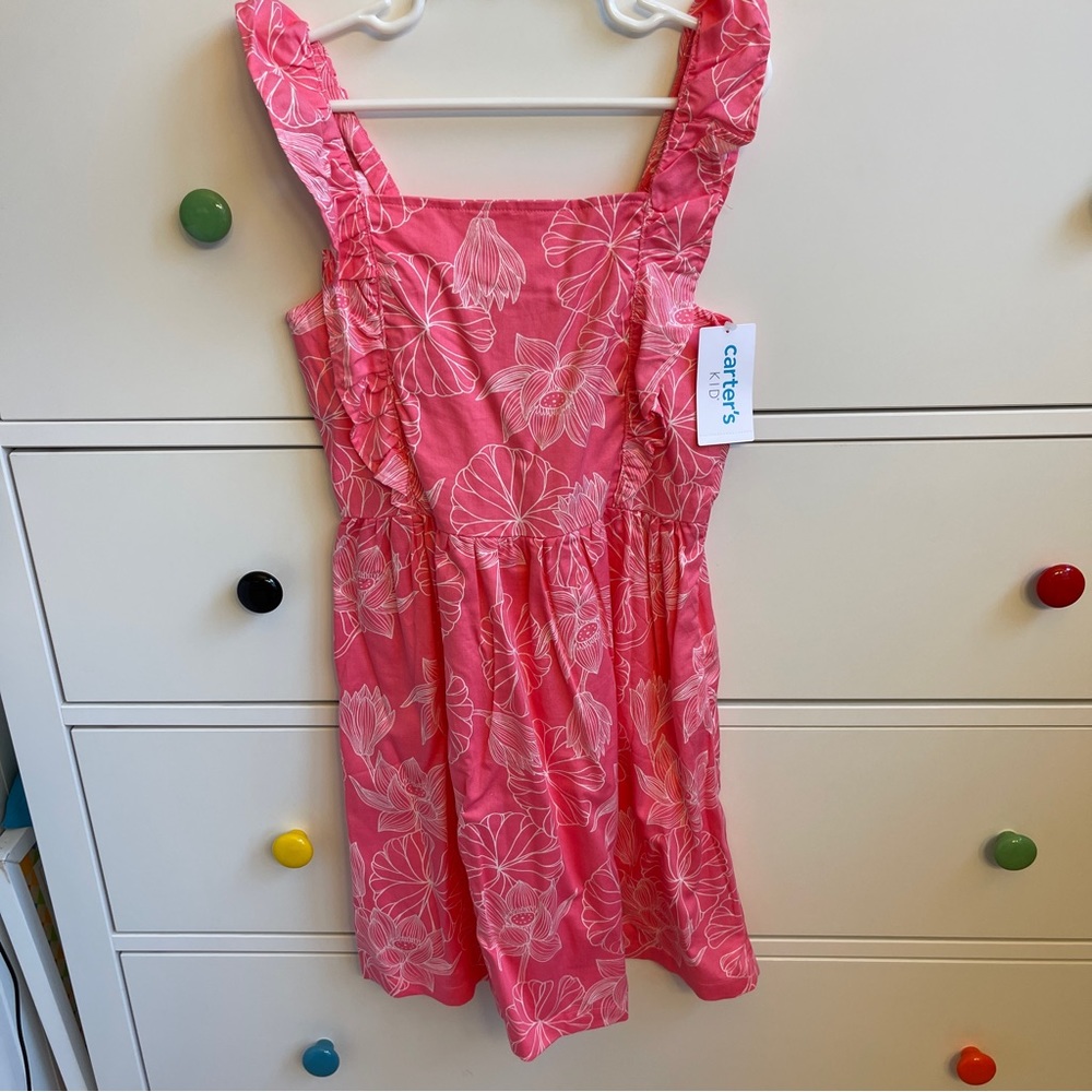 Carter’s Kid pink floral dress.